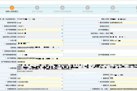 拉薩公司稅務登記全攻略